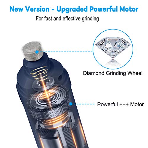Dog Nail Grinder with 2 LED Light (B-Blue)