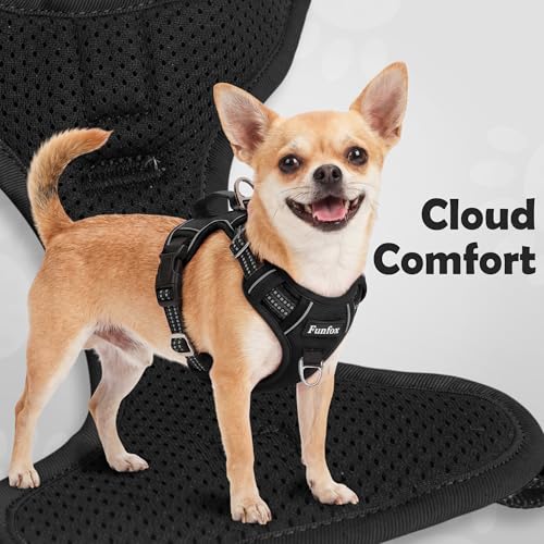 Dog Harness Small Sized Dog (Black / Small)