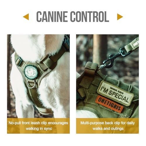 Tactical Dog Harness No (Small / Green)