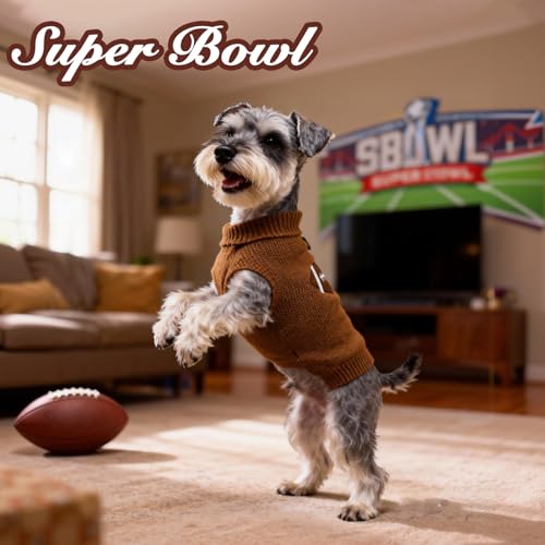 Dog Sweaters for Small to Medium Dogs 3 (Valentine & Sports Set / Medium)