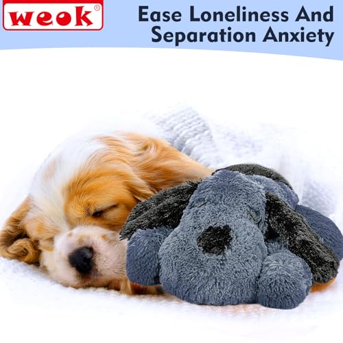 Heartbeat Dog Toy for Puppy (dark grey)