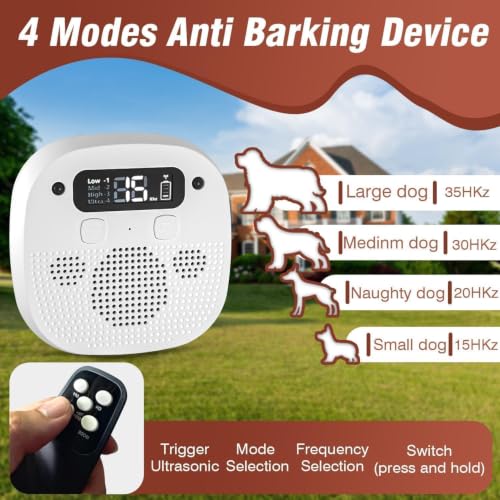 Anti Barking Device for Dogs (White)