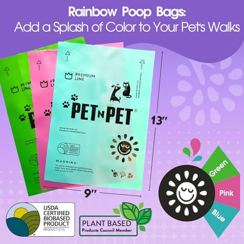 Dog Poop Bags Rolls (720 Count / Lavender-scented)