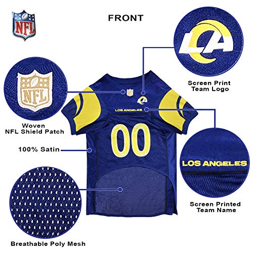 NFL LOS ANGELES RAMS DOG Jersey (X-Small / Los Angeles Rams)