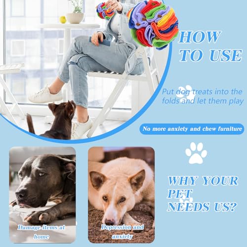 2 Packs Snuffle Ball for Dogs