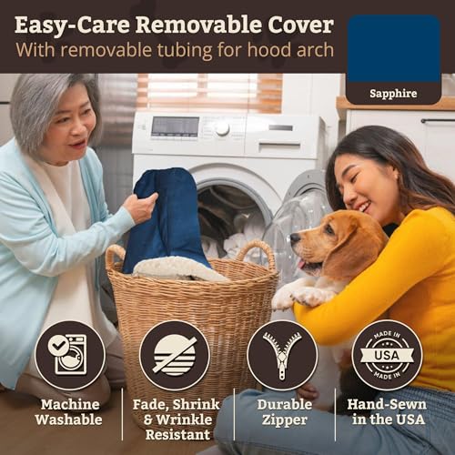 Cozy Cave Dog Bed (45.0"L x 45.0"W x 8.0"Th / Sapphire)