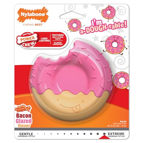 Power Chew Donut Dog Chew Toy (Donut 1 Pack / Medium)