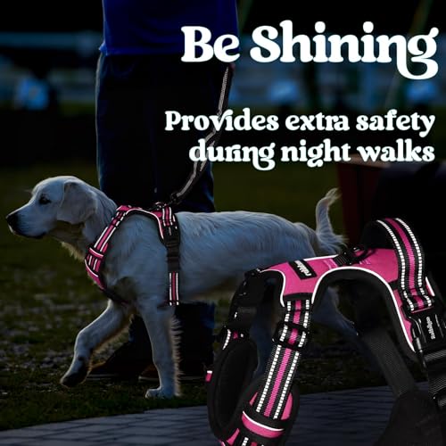Dog Harness Small Sized (Small / Rose Pink)