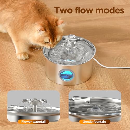 Cat Water Fountain Stainless Steel