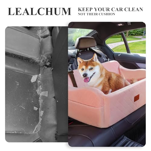 Dog Car Seat for Medium (Pink / Large)