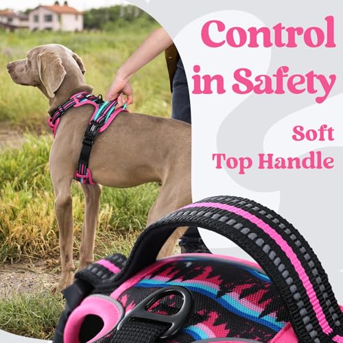 Dog Harness Medium Sized (Medium / Mountain Rose)
