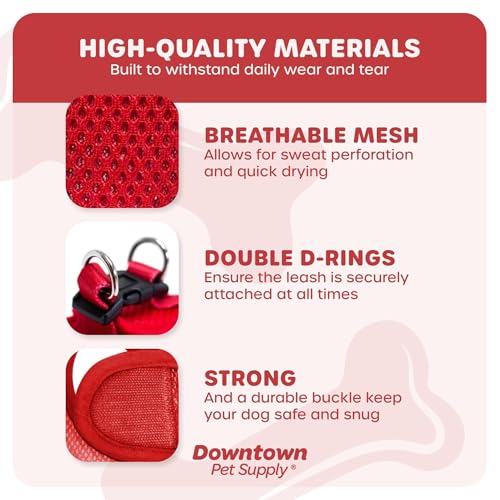 Step in Dog Harness (X-Small / Red)