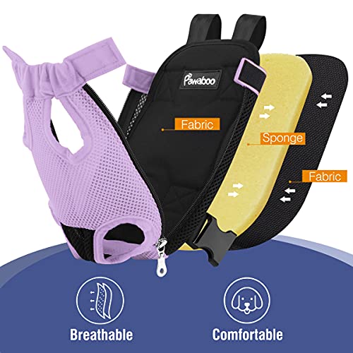 Pet Front Carrier Backpack for Small Medium Dogs (P-Purple / Medium (Pack of 1))