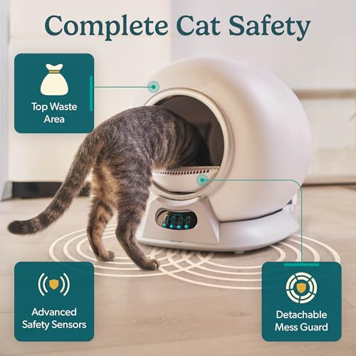 PurrTek Automatic Litter Box Self Cleaning 5GHz Wi (Large)