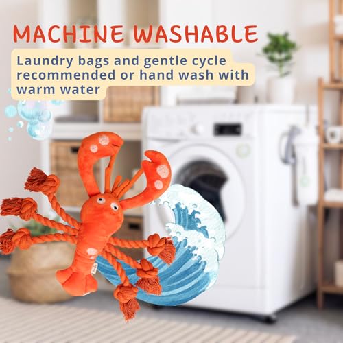 Large Squeaky Dog Toys (Regular Lobster)