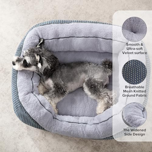 XL Dog Beds Large Sized Dog (XL (42"x30"x8") / Navy)