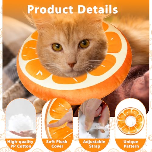 Cat Cone Collar Soft (Orange / Medium)