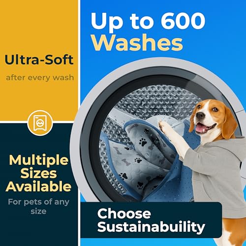 Washable Pee Pads for Dogs (White / 24 Pack - 41x41)