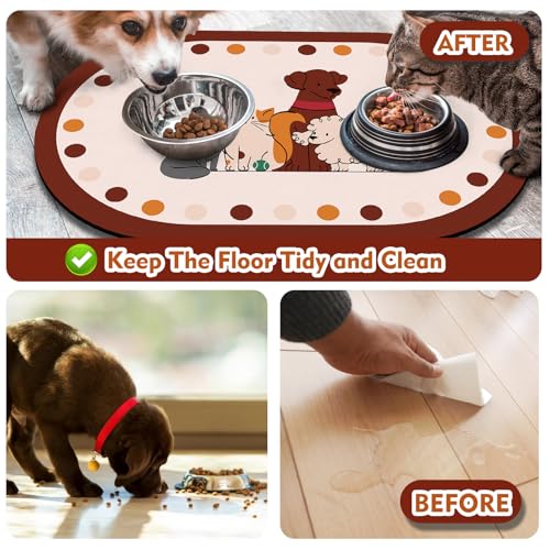 Dog Feeding Mat 24''x16'' (24''x16'' / Cat Dog)