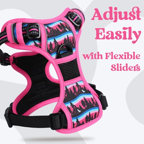 Dog Harness Medium Sized (Medium / Mountain Rose)