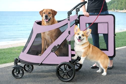 No Zip Excursion Pet Stroller (Bubble Gum / Excursion)