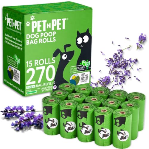 Dog Poop Bags Rolls (1 Count (Pack of 270))