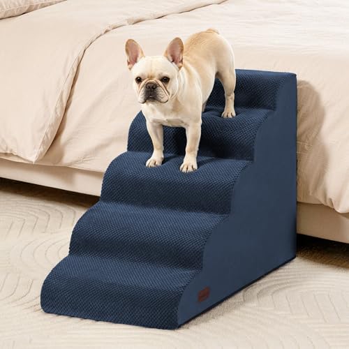 Dog Stairs for High Beds (Blue)