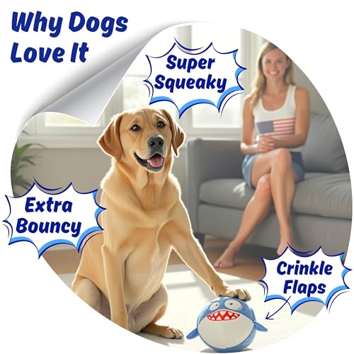 Dog Toy for Aggressive Chewers (Blue)