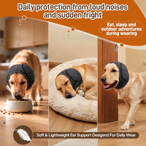 Dog Ear Muffs Noise Protection (Grey / Small)