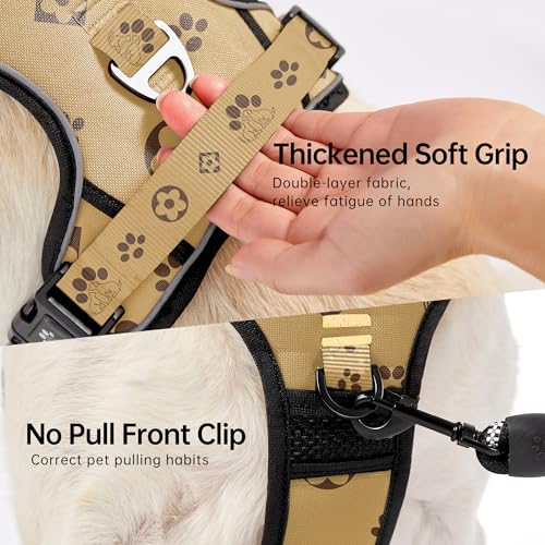 Dog Harness for Small Sized Dog (Light Brown / Small)