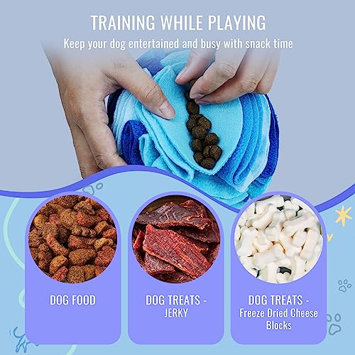 Pet Snuffle Ball (Ocean blue / 20cm)