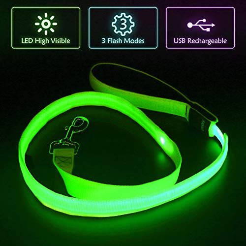 LED Dog Leash (GreenⅠ)