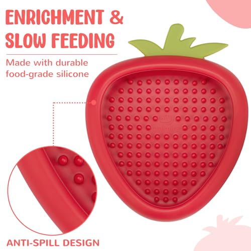 Freeze Dog Lick Bowl (S / B- Red)