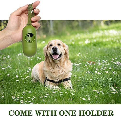 Dog Poop Bags Rolls with Dispenser Extra Thick Leak Proof 280Ct Scented (Green - 280)
