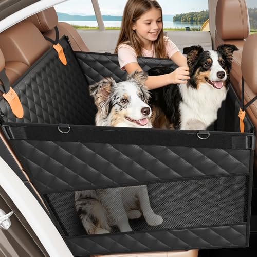 Large Dog Car Seat (Black / X-Large)
