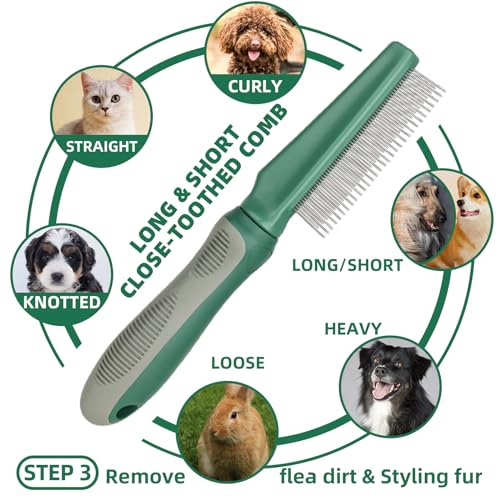 Pet Grooming Kit (A-Green)
