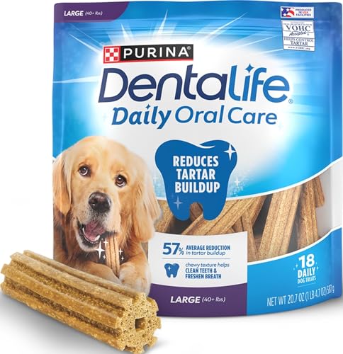 Purina Daily Dental Chews for Large Dogs (18 Count (Pack of 1))