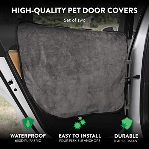 Velvet Car Door Protector (London Grey)