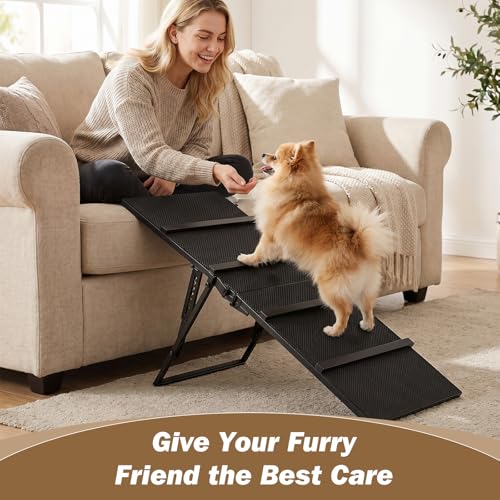 Metal Dog Ramp for Couch (Black)