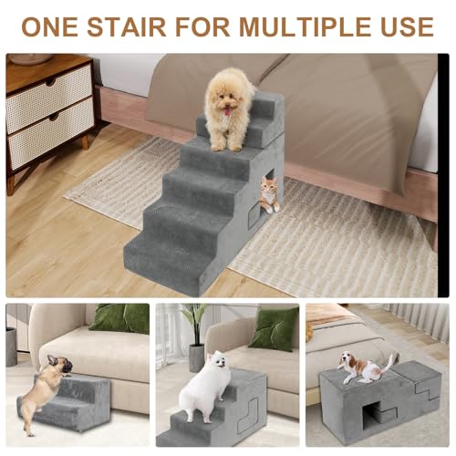 Dog Stairs for Small Dogs 27”H