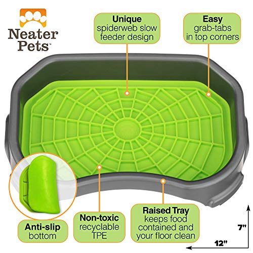 Neater Pets Neat (Green Mat w/ Gunmetal Tray)