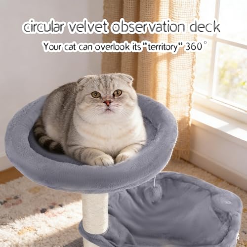 Multi Functional Cat Tree Tower (288 Grey)