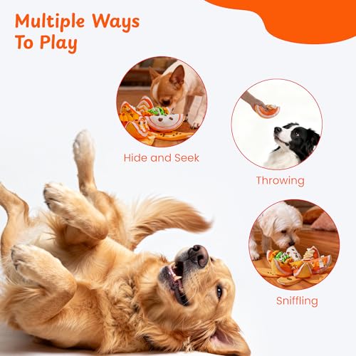 Halloween Pumpkin Dog Toys (Yellow)