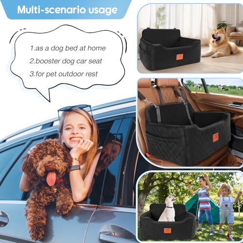 Dog Car Seat for Medium (Black)