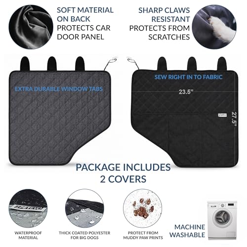 2026 Version 2X Extra Durable Premium Interior Car Door Protector from Dog Scratches