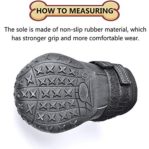 Dog Shoes for Hot Pavement (Size 8 / Black)