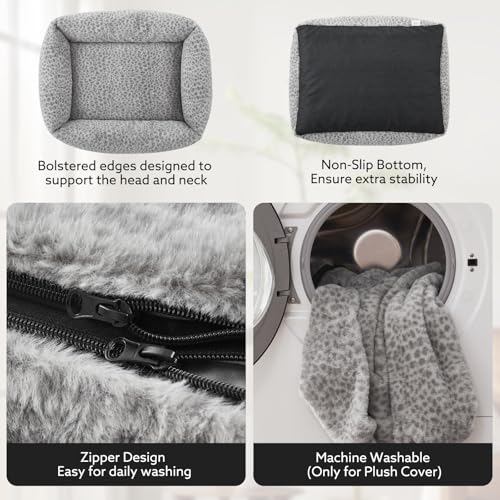 Large Dog Beds Large Sized Dog (Grey / L (36"x27"x8"))