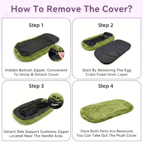 Human Dog Bed (Grass Green)