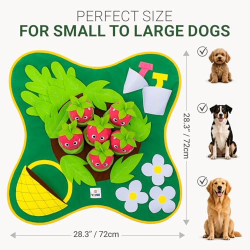 Snuffle Mat for Dogs 28.3" x 28.3"