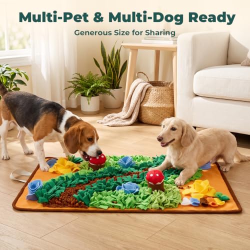 Snuffle Mat for Dogs (Mushroom / 29.9"L x 21.3"W)